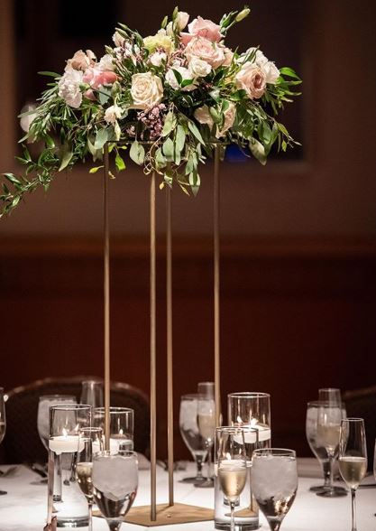 Tall Vase Decor Gold Centerpieces For Table Wedding Geometric Metal Flower  Stands For Centerpiece Tables Metalllic Tall Risers Fors Tabletop Arra  Make435 From Imakeweddingprops, $29.25