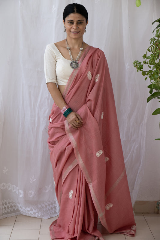 cotton sarees with embroidery