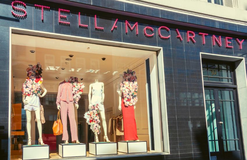 Stella McCartney shop on a street in London