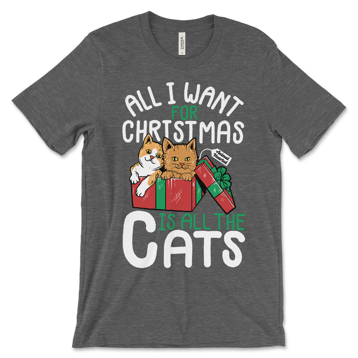 All I Want For Christmas Is All The Cats T-Shirt