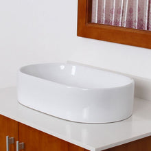 Load image into Gallery viewer, ELITE Grade A Ceramic Bathroom Sink With Unique Oval Design C842
