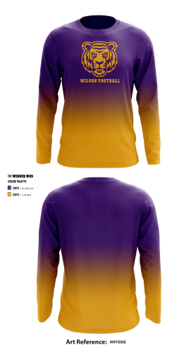 Football Spirit Jersey- Purple/Gold