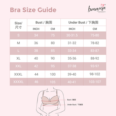 Bmama Maternity Size Chart