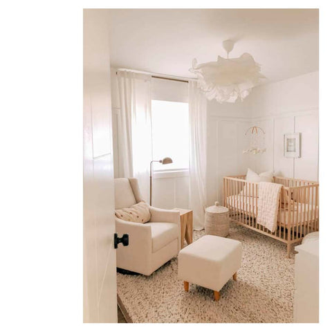 Cinco ideas para decorar la habitación de un bebé: dormitorio de bebé muy luminoso