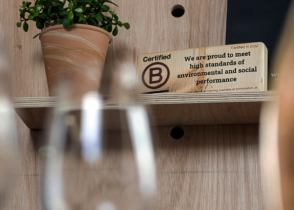 Old Chapel Cellars became the first wine merchant in the UK to achieve B Corp status in 2022