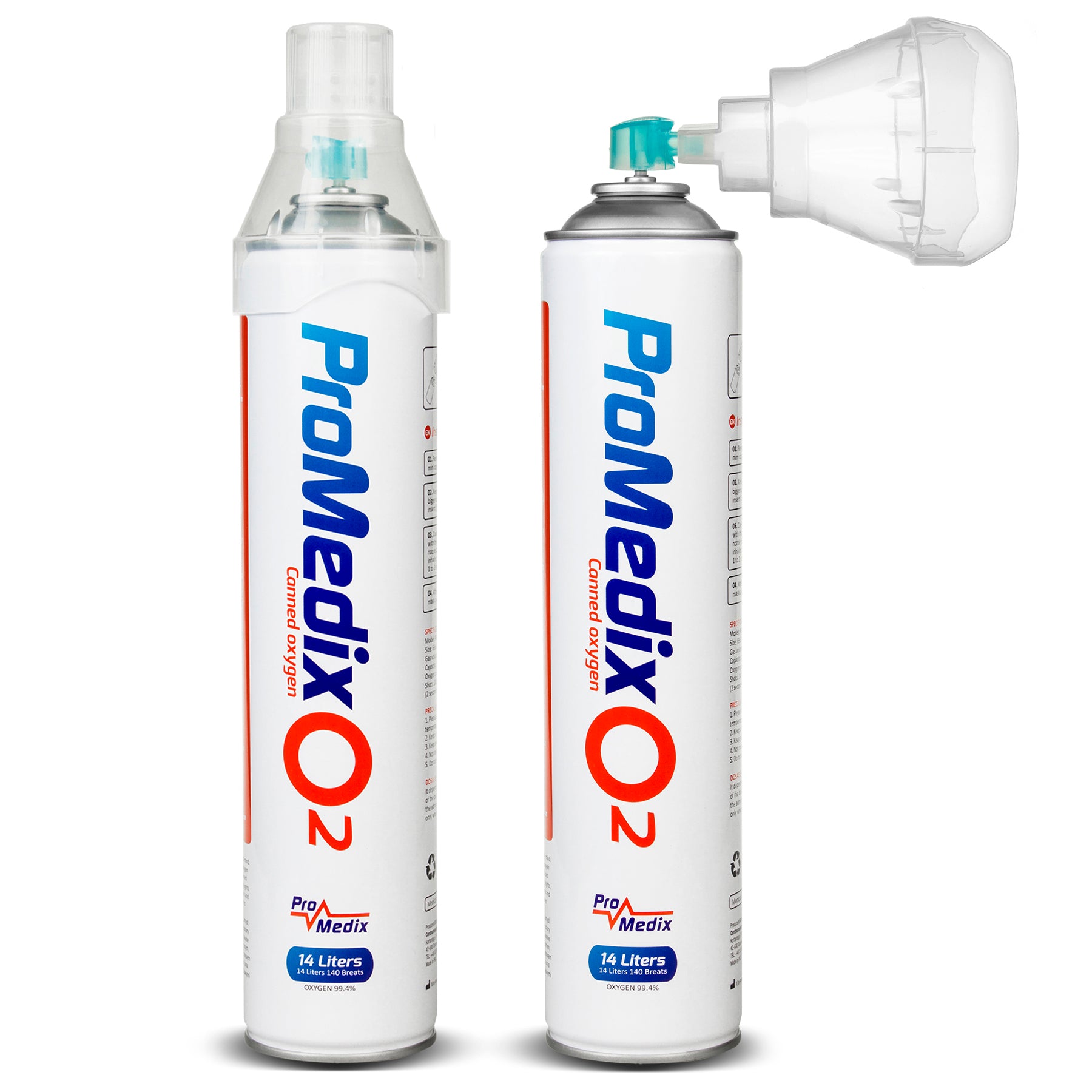 Inhalateur d'oxygène portable pour oxygénothérapie 99,4% Promedix 12L PR-994 - Euroelectronics FR product image