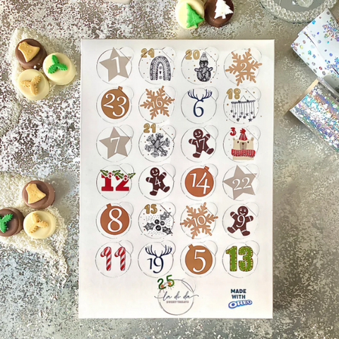 Chocolate Covered Oreo Advent Calendar