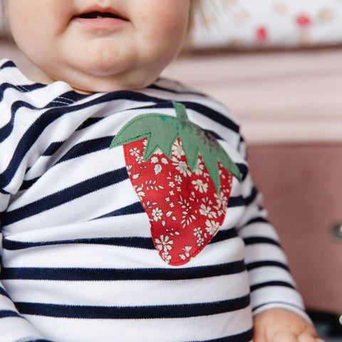 Organic Cotton Strawberry Breton