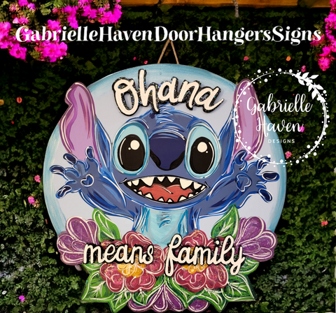 Stitch, Stitch Cake, Stitch Birthday, Stitch Door Hanger, Stitch Door Sign,  Stitch Door Decor, Stitch Birthday Party Decor, Stitch Party Sign, Birthday  Door Hanger, Birthday Door Sign, Birthday Party Supplies, Birthday Decor