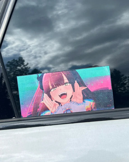  ikigomu-Kitagawa Marin Hitting Windows Anime Sono Bisque Doll  wa Koi wo Suru Decal Sticker for Car/Truck/Laptop : Sports & Outdoors