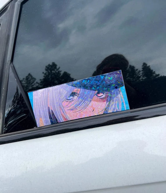  ikigomu-Kitagawa Marin Hitting Windows Anime Sono Bisque Doll  wa Koi wo Suru Decal Sticker for Car/Truck/Laptop : Sports & Outdoors