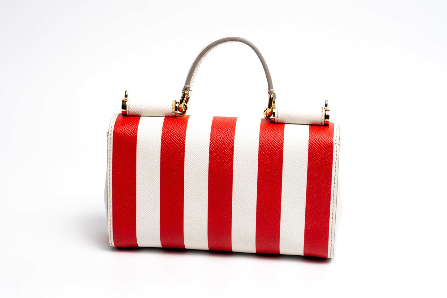 Dolce & Gabbana Mini Striped Leather Sicily Bag – Re-Loved Luxury