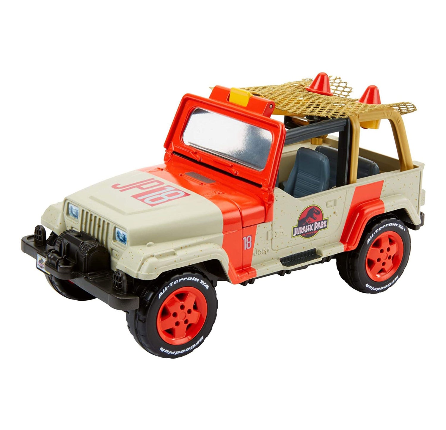 Retired Line - 2017 Matchbox Jurassic World™ Jeep® Wrangler with Rescue Net  - The Jurassic Store