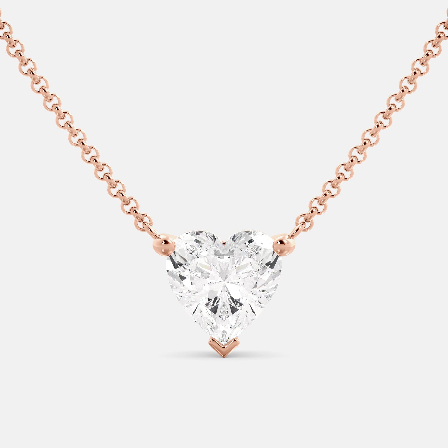 14K Solid White Gold Diamond Heart Necklace, Small Diamond Heart Necklace,  Minimalist Heart Necklace, Diamond Necklace - Etsy