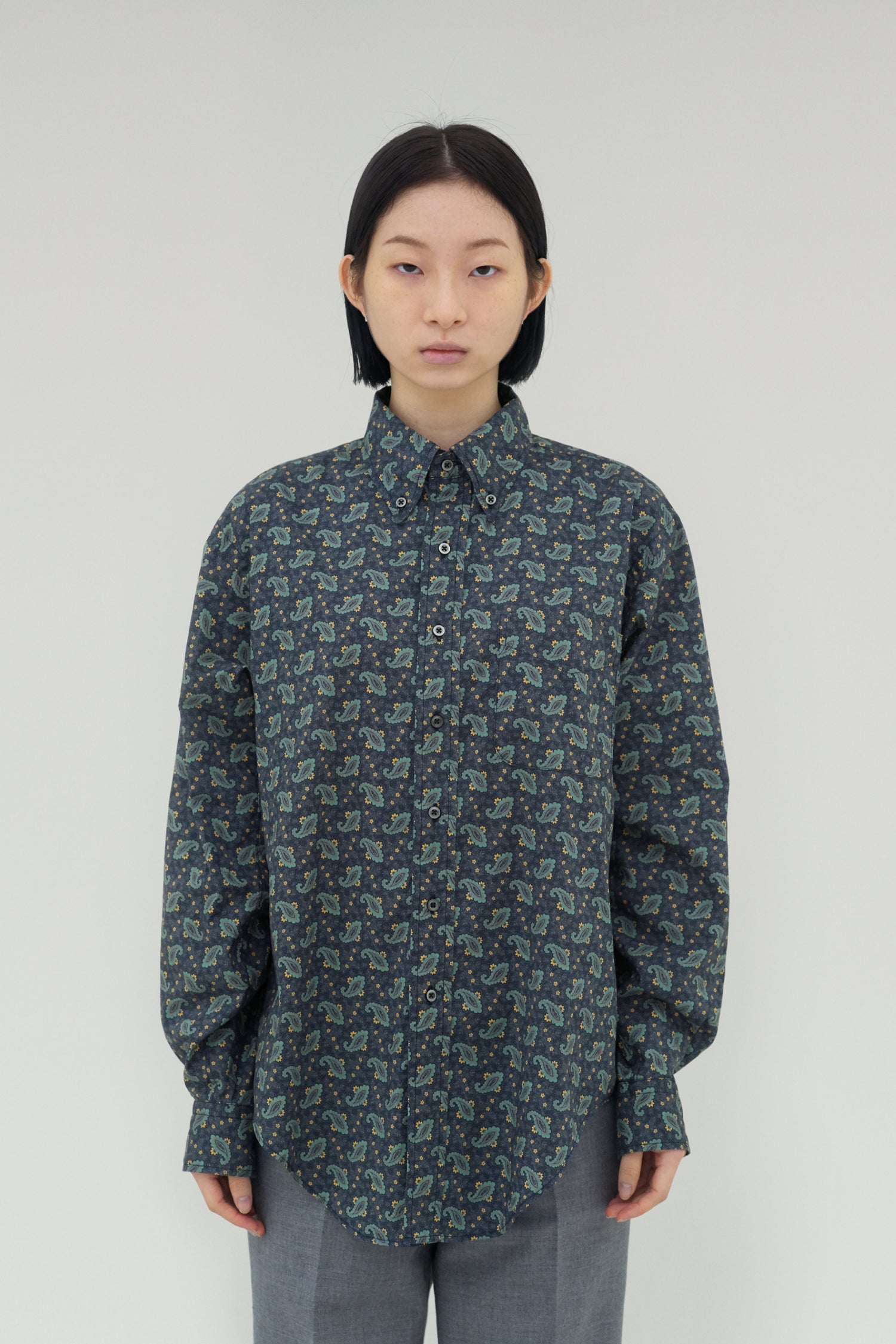 070720○ CIOTA Paisley ＆ Batik B.D Shirt - シャツ