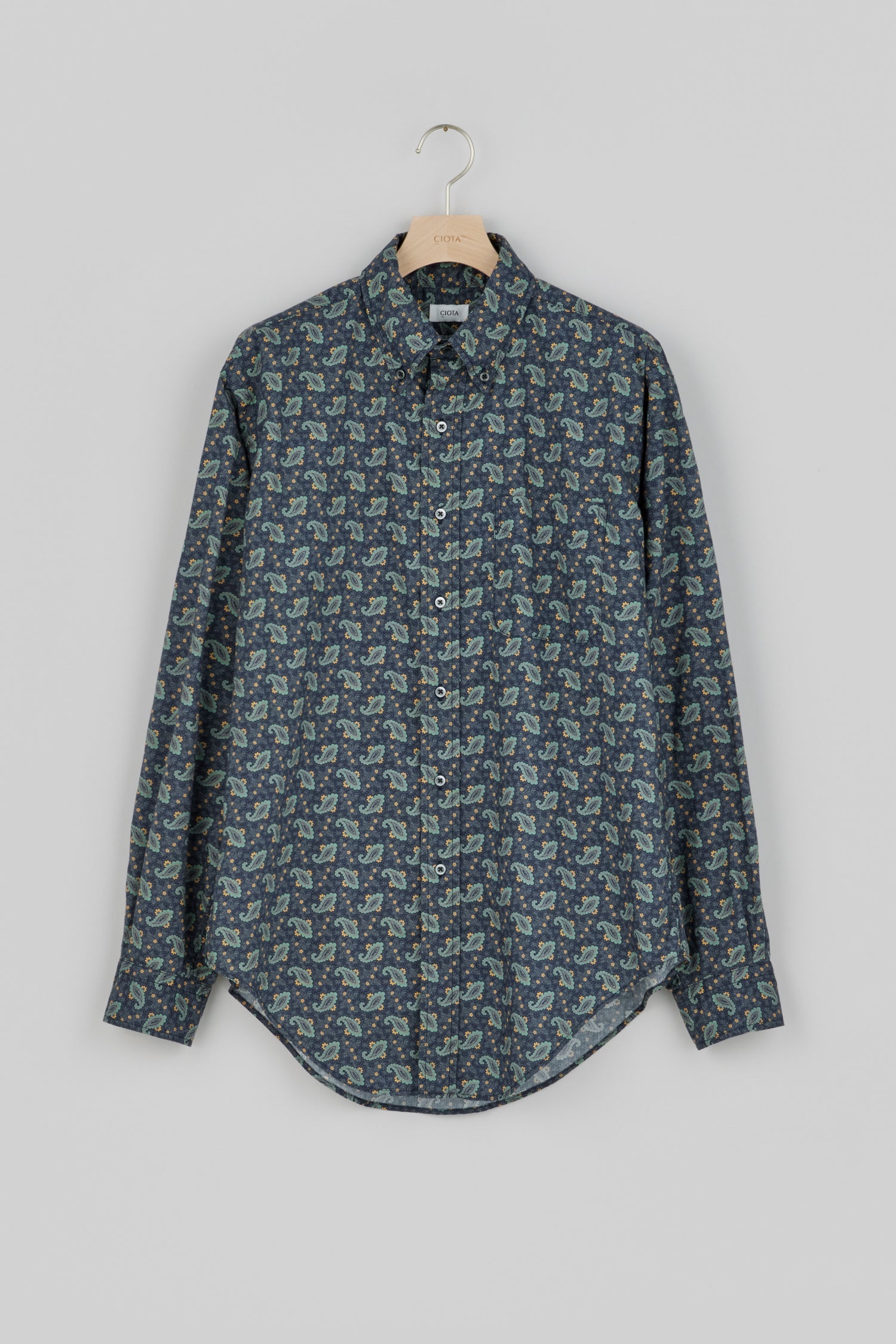 070720○ CIOTA Paisley ＆ Batik B.D Shirt | ethicsinsports.ch