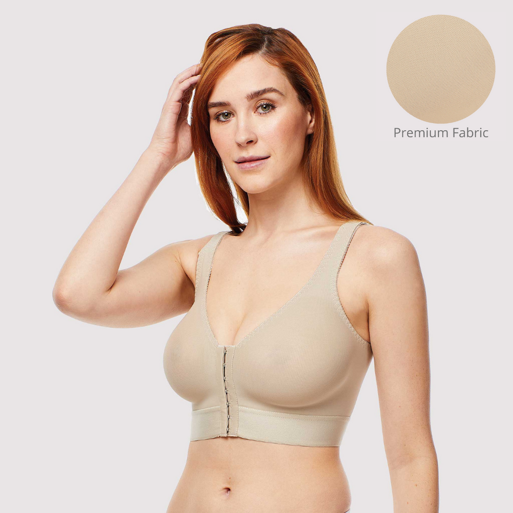 Cotton Bra, Women's Comfortable Gathering And Shaping, Women's Breast,  Correction Belt, Sagging, Corset Waistcoat, Double Buttons, Gathering And  Folding, Side, Dress Built in Bra 