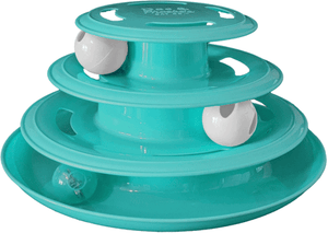 cat tower ball toy