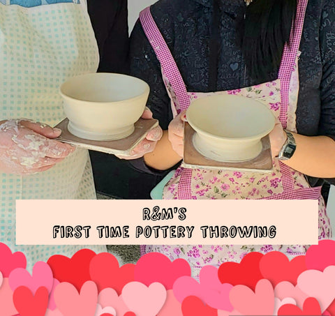 Pottery wheel throwing date activity