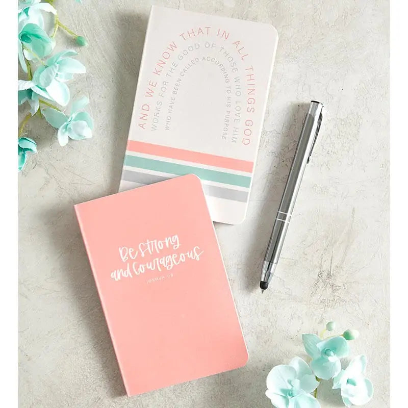 Be Strong and Courageous Notepad Set