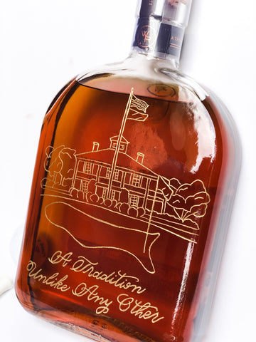 Engraved bourbon with Augusta National VIP gifts