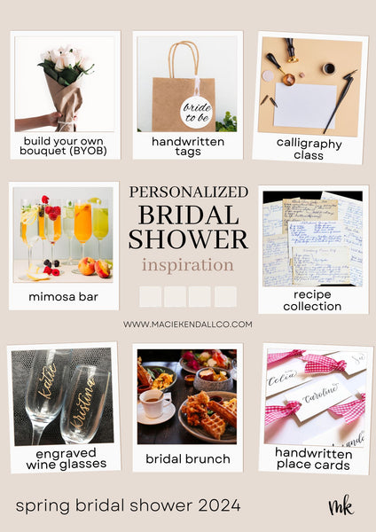 personalized bridal shower gifts