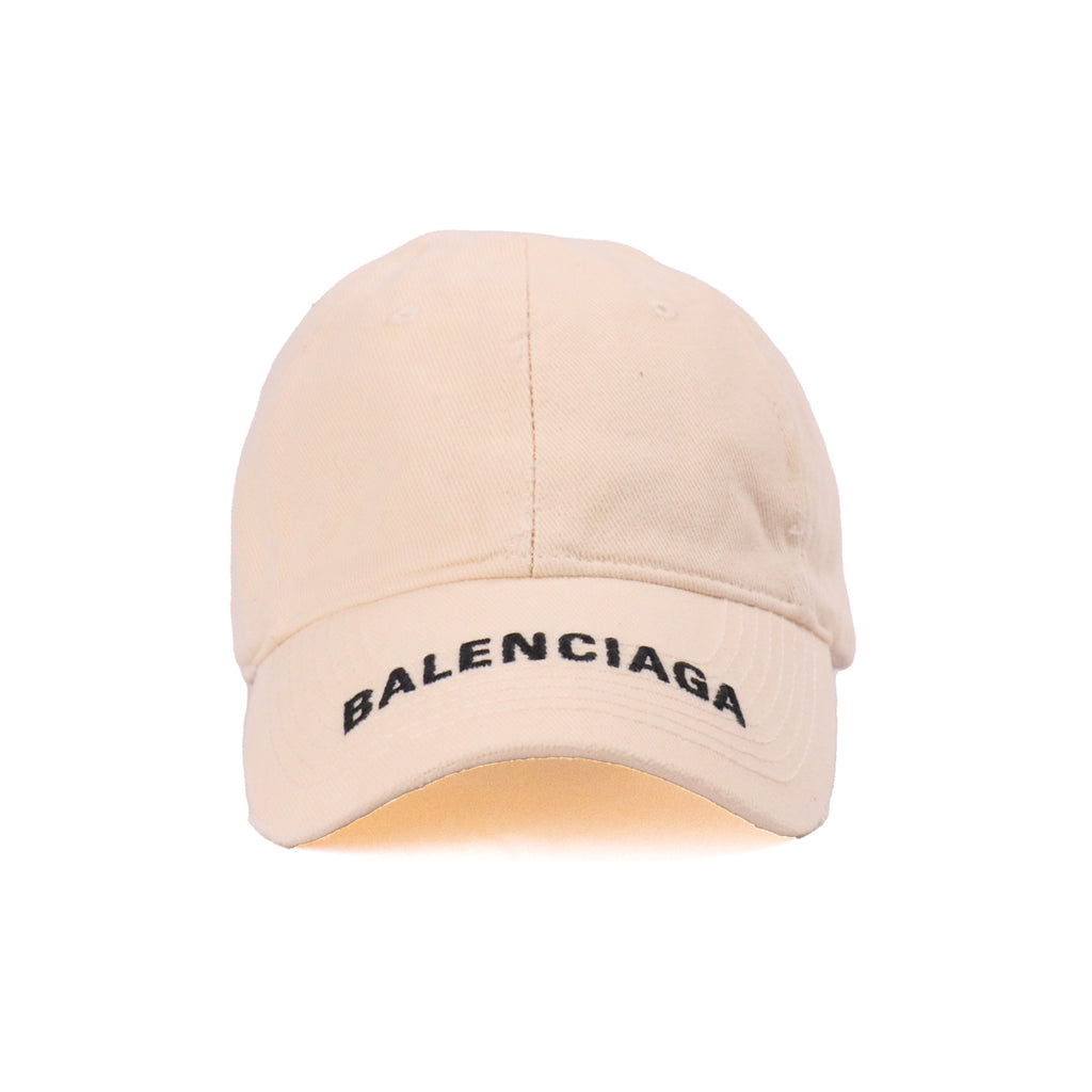 støbt Droop Mars BALENCIAGA BEIGE BLACK LOGO CAP – MAISON LUXURY