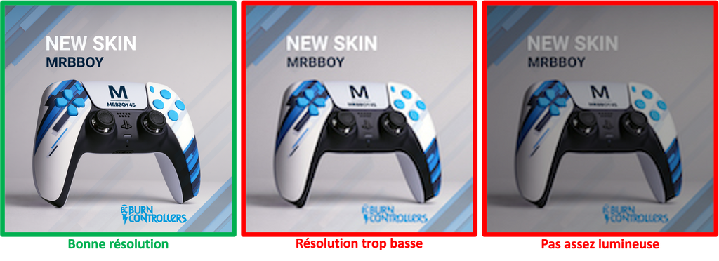 manette custom burn controllers image personnalisation