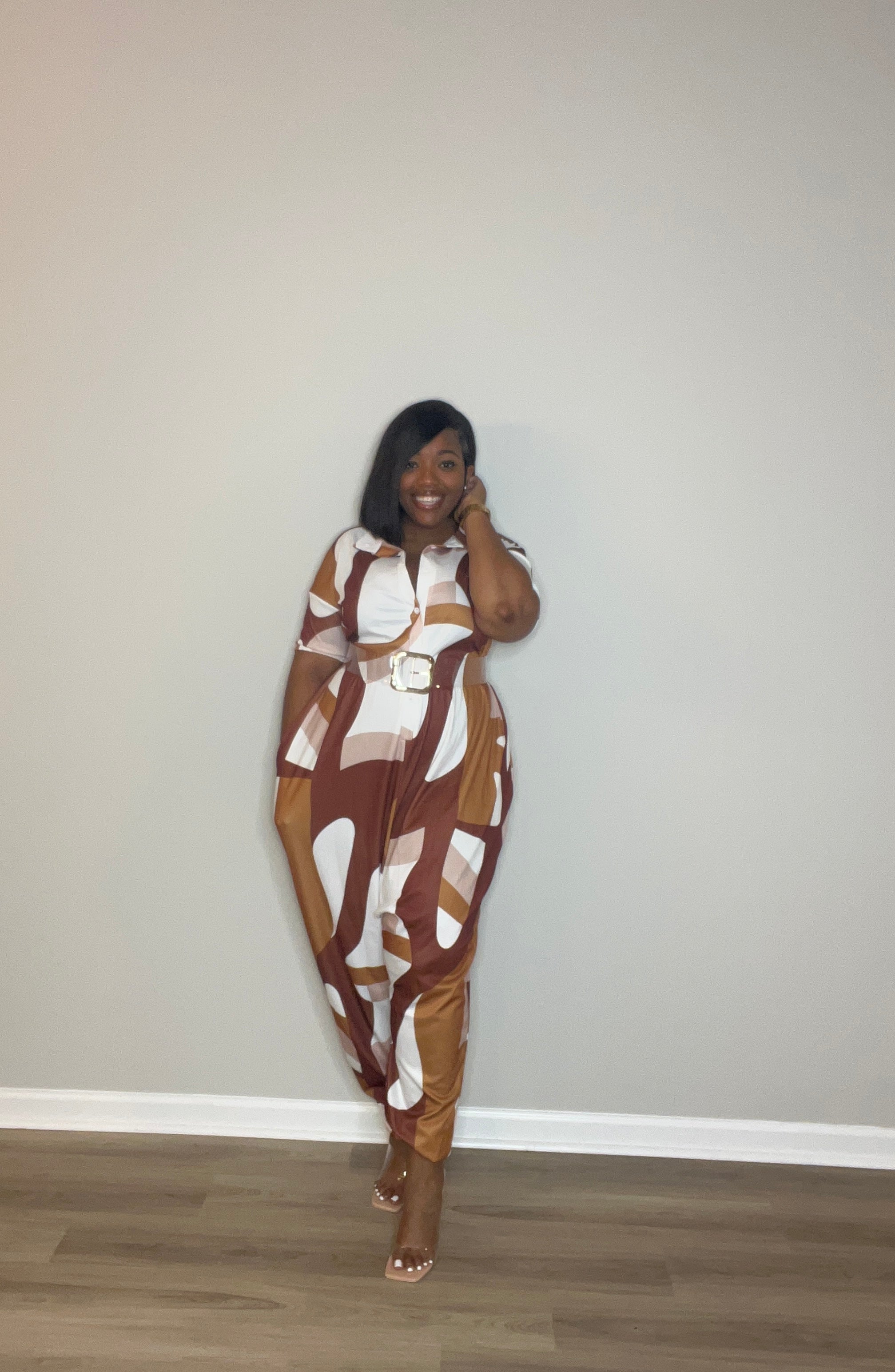 abstract jumpsuit