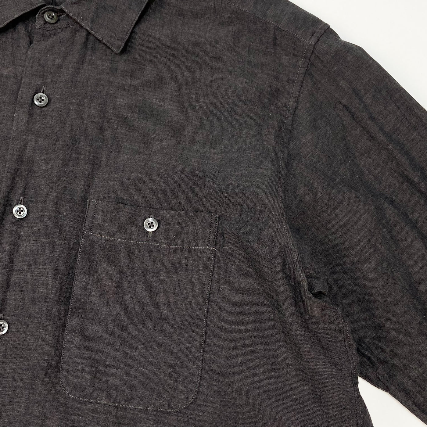 MAATEE&SONS WORK SHIRTS 硫化BLACK-