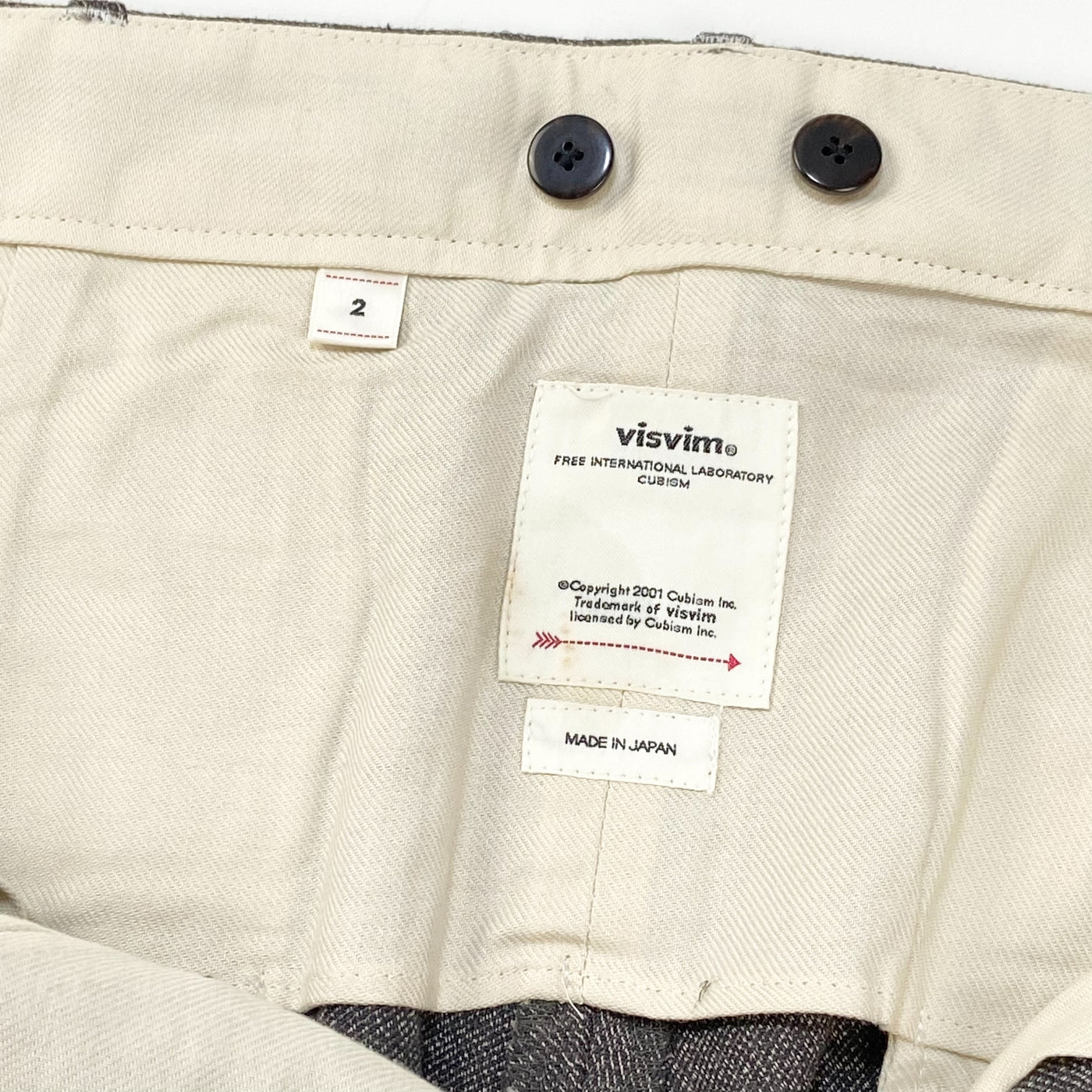 美品 visvim TIOGA PANTS (LI/W/C TWILL) 2-