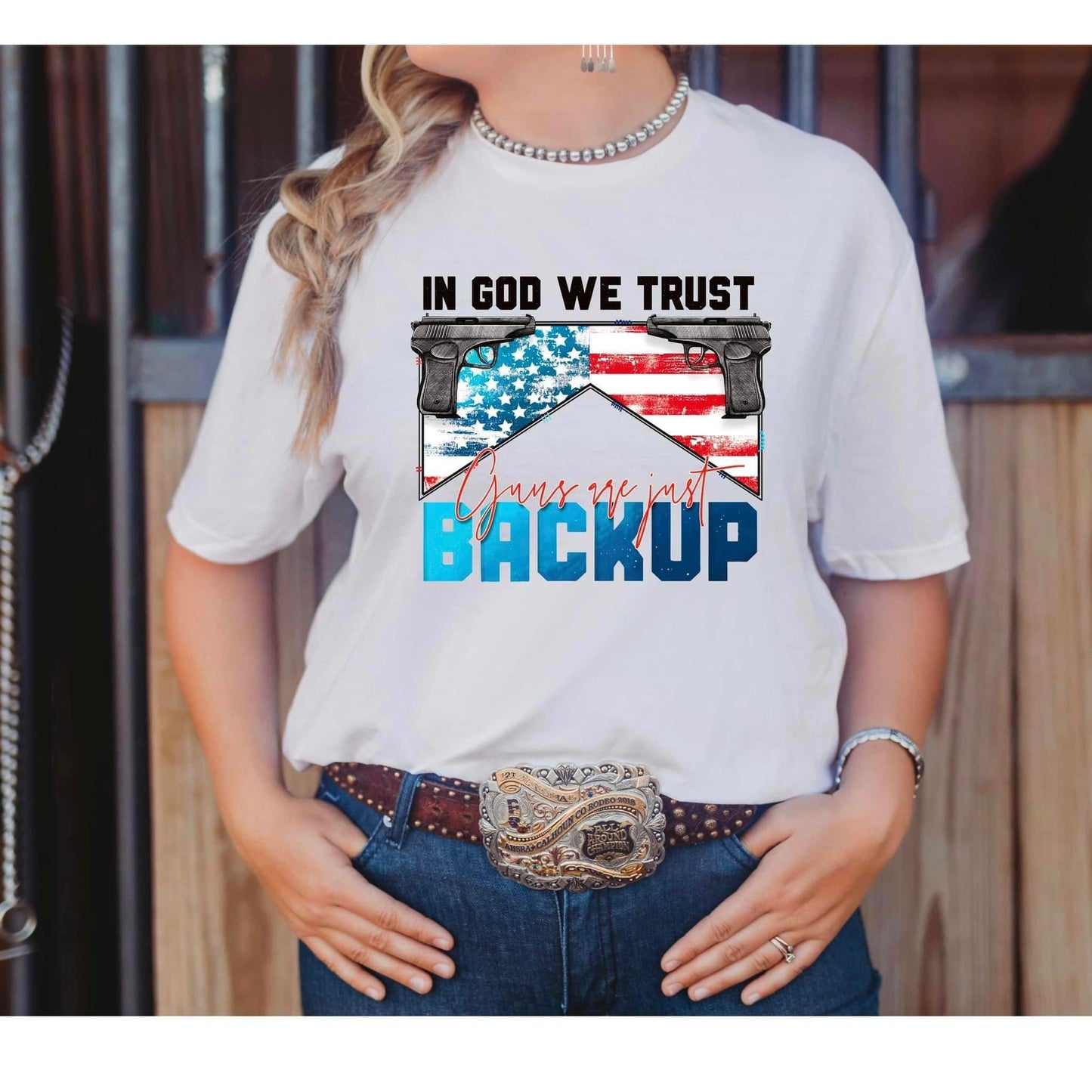 In God We trust Guns Are Just Backup – Earthline Customs