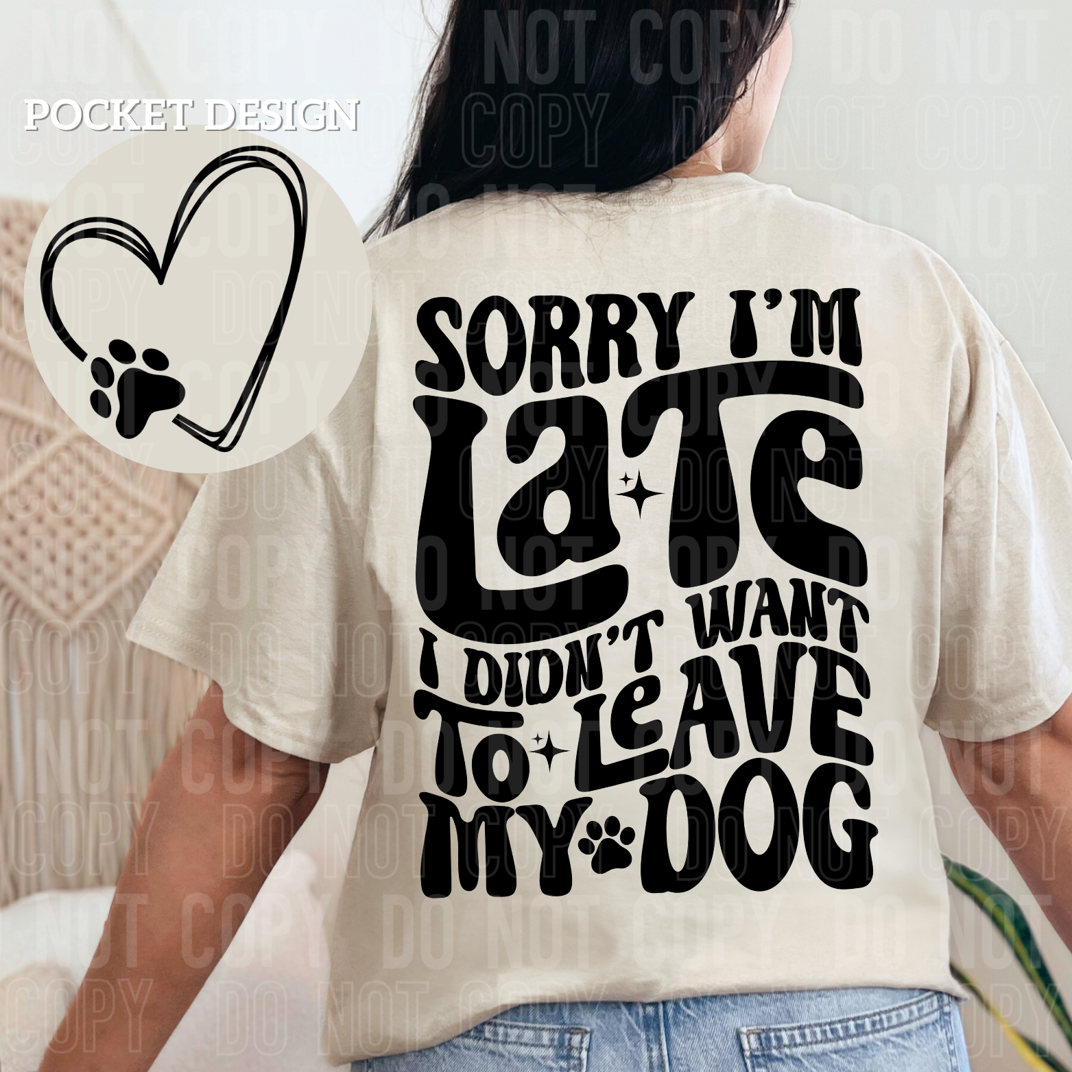 Sorry I'm late I didn't want to leave my dog (back)