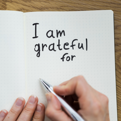 Gratitude journaling