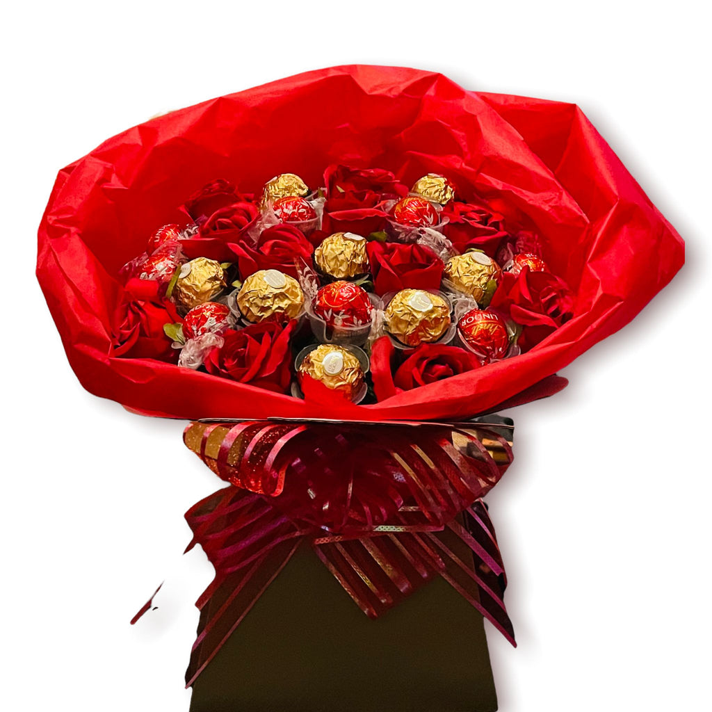 Luxury Extra large 18” balloon- Ferrero Rocher & lindor chocolate bouq – L  R Craft Creations