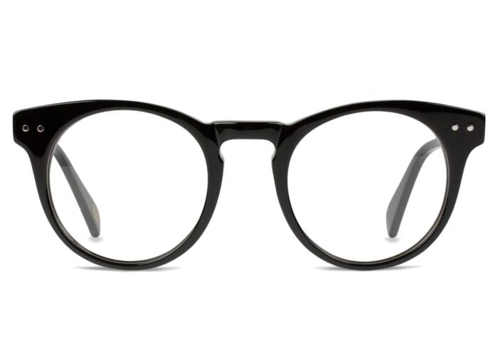 Swanky round plastic eyeglasses