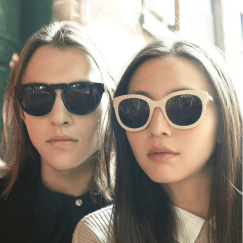 Hottest Sunglasses Trends of the Season - Flatiron sunglasses (Left) and Beesknees Sunglasses (Right)