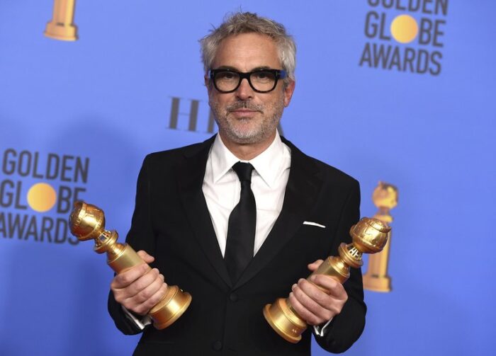 golden globes alfonso cuaron glasses