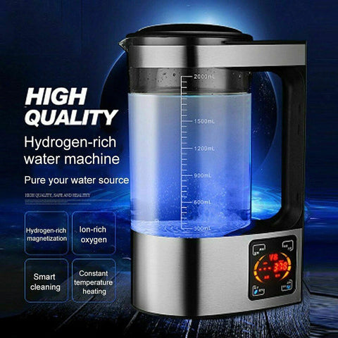 Hydrogen Water Maker For Home Electric Health Kettle 100-240v Healthy Detox Antiaging Weightloss Hydrogenwater Generator