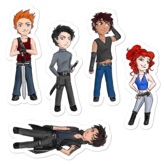 Anime Codex - Aaron & Kai Sticker (The Guild Codex)