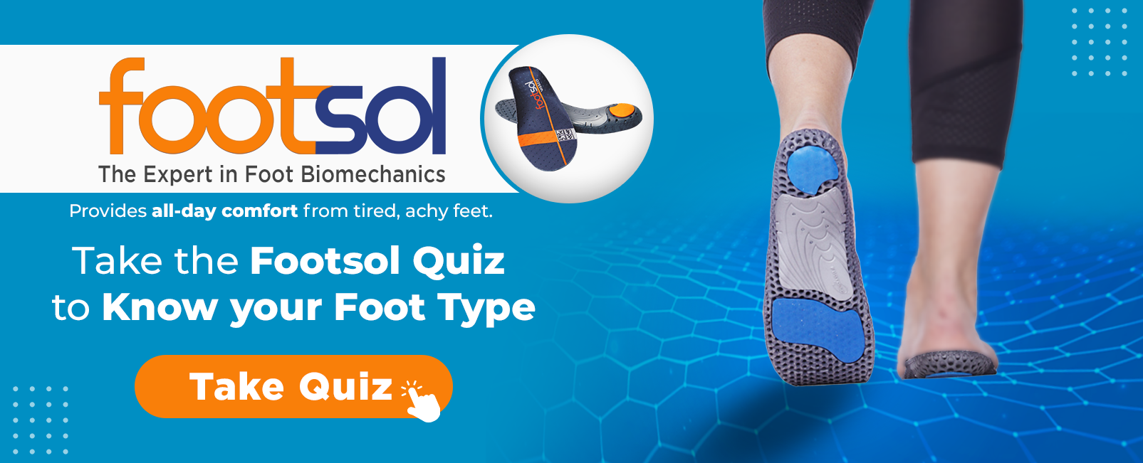 Insole for Plantar Fasciitis Foot Pain - Footsol