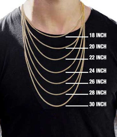 Chain & Necklace Length Size Guide | Mour & Co.