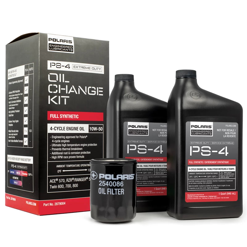 Polaris Full Synthetic Oil Change Kit, 2878924 - The Parts Lodge