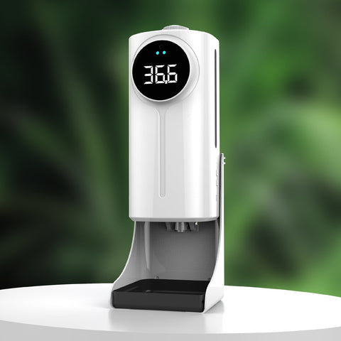 18 language Automatic body temperature accurate digital measurement k9 pro wall mount liquid hand sanitizer soap dispenser baby magazin