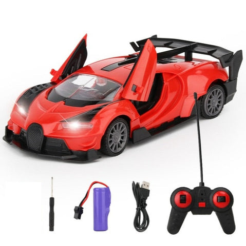 Remote Control Car Model Car Children's Toys For Boys Kids Birthday Gifts  Robots Sports Vehicle  Charging Can Open the Door baby magazin