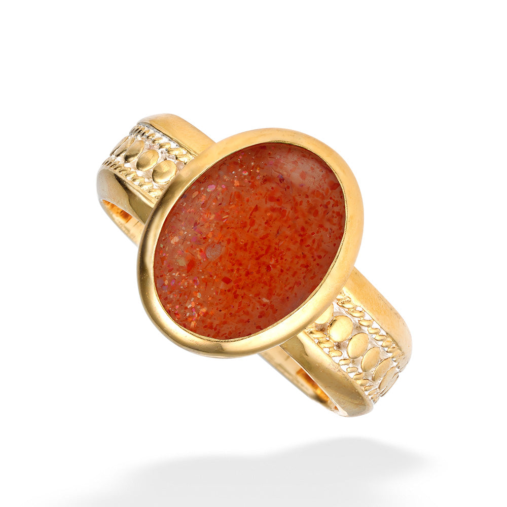 Sunstone Ring by Anna Beck