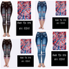 LEGGING JEAN RUN-BLACK WHITE PLAID (ACTIVE BACK POCKETS)