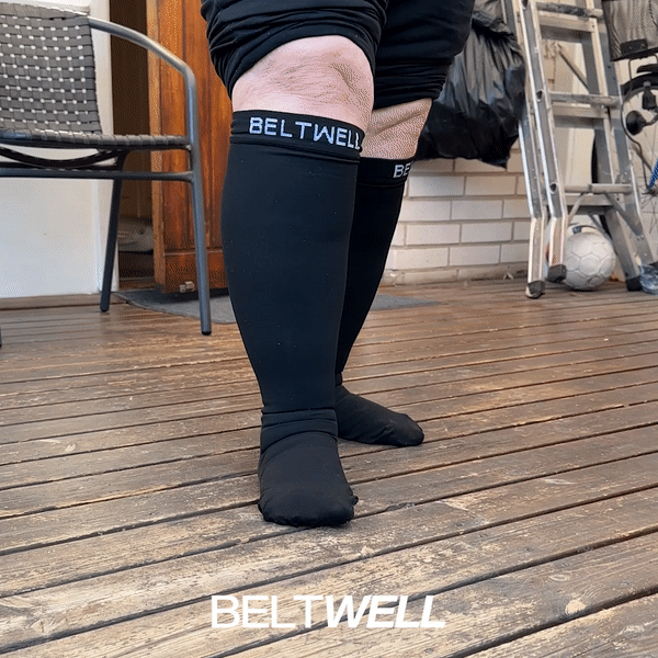 Beltwell® - The Lymphedema Plus-Size Anti-Slip Compression Socks For B –  Beltwell-com