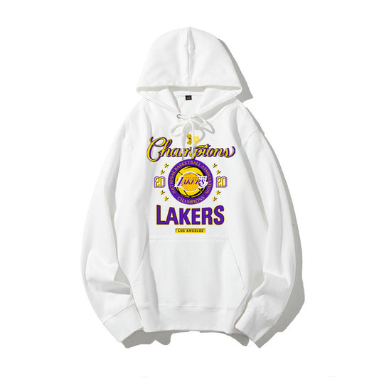 lakers white championship sweater