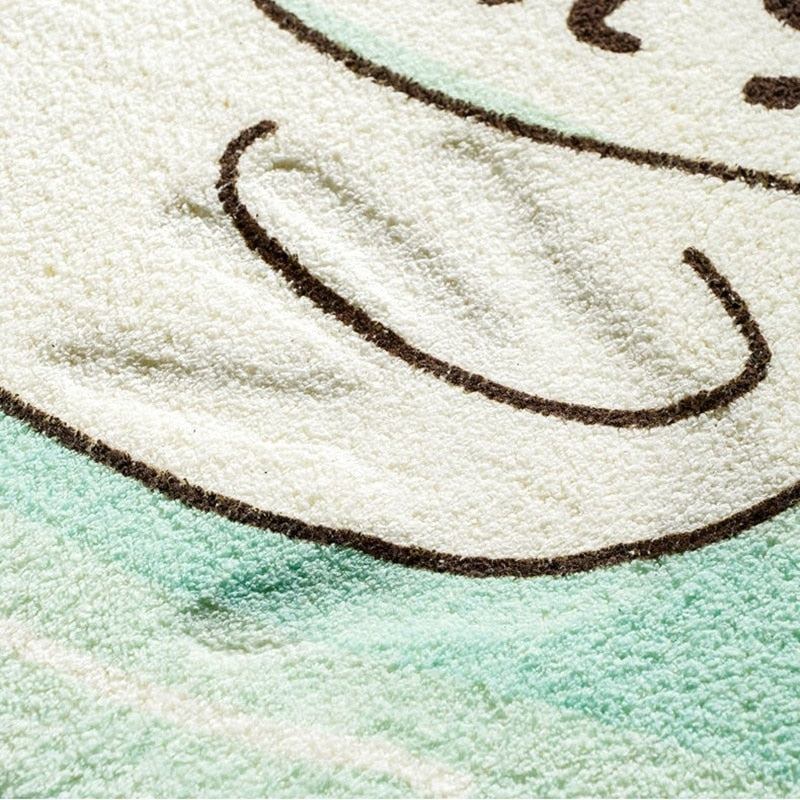 CHX Carpet Powder Lovely Cartoon Bathroom Non-slip Carpet Entrance Mat Carpet CHX Carpet Powder Lovely Cartoon Bathroom Non-slip Carpet Entrance Mat Carpet